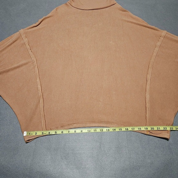 Free People We The Free Alameda Top Sz M Turtleneck‎ Oversized Dolman Sleeves - Picture 10 of 11